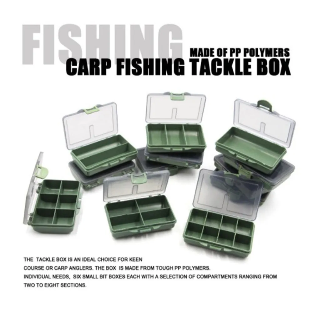 Fishing Equipment List - Scatola portaoggetti con 4/8 scomparti, Scatola