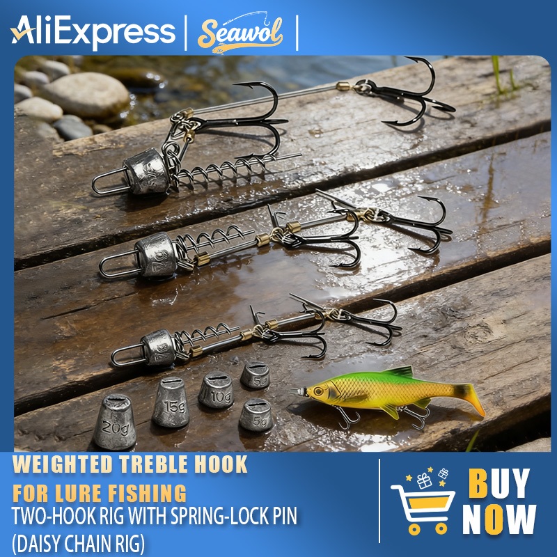 Saltwater Fishing Hook - Montature da Pesca con Amo in