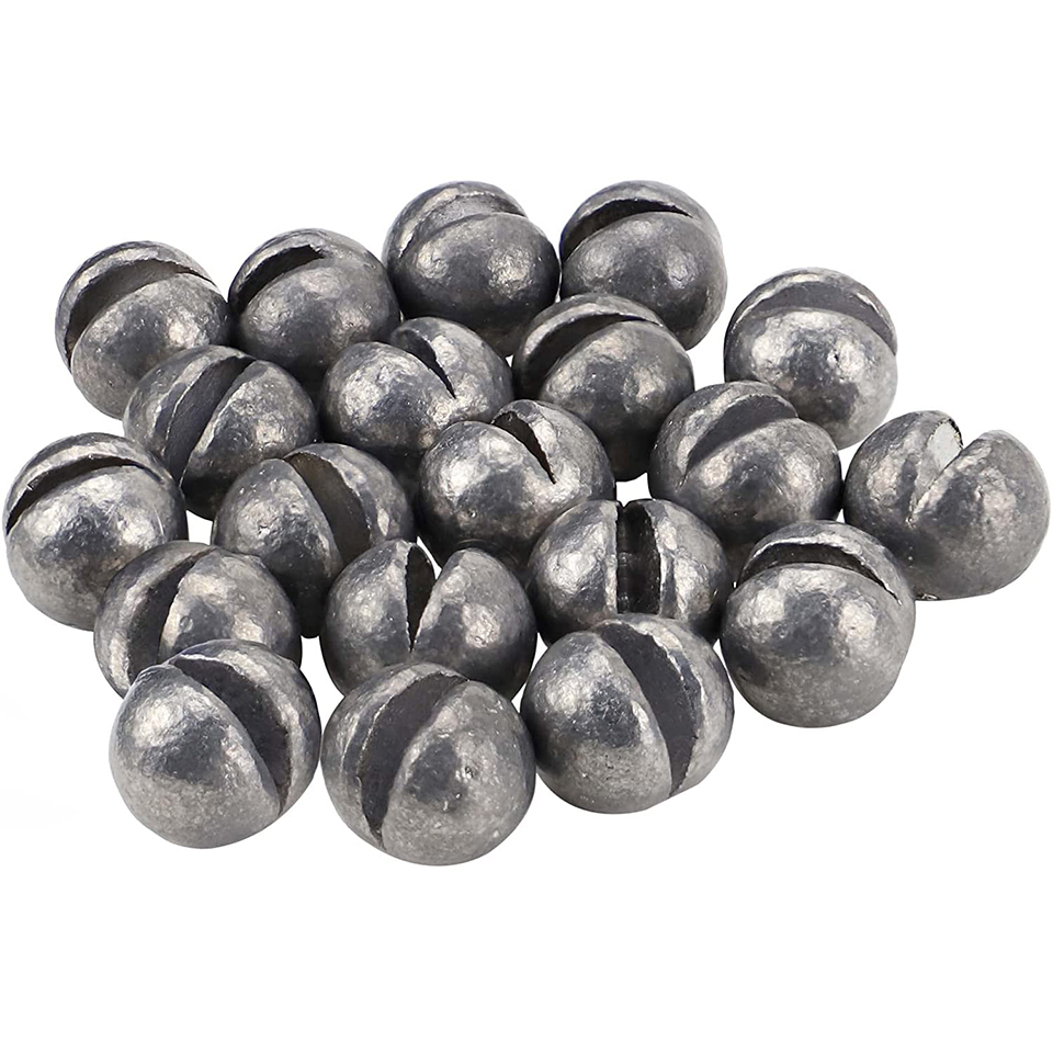 Fishing Equipment List - 50 pz Rotondo Split Shot Zavorra
