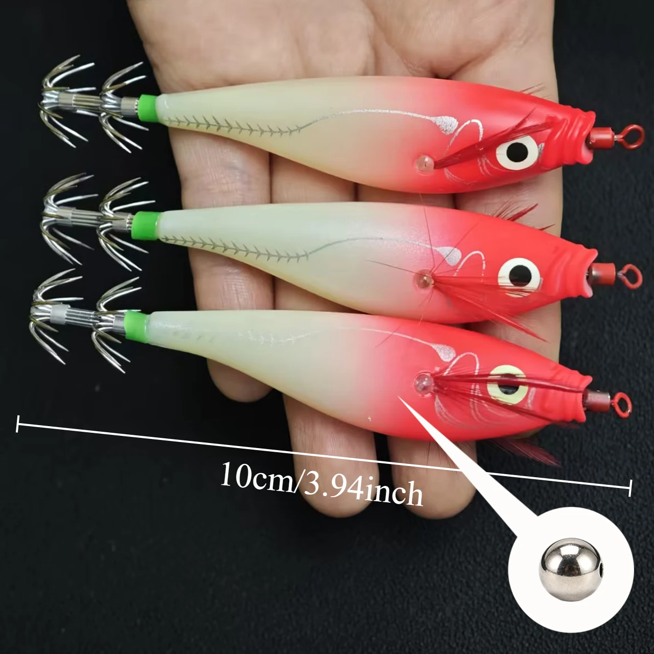 17 pezzi, 10 cm, esche luminos - Saltwater Fishing Hook recensione e prezzo