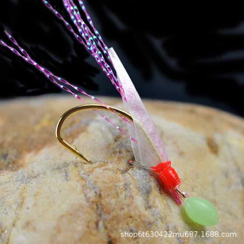 6 esche Sabiki con ami per la  - Saltwater Fishing Hook recensione e prezzo