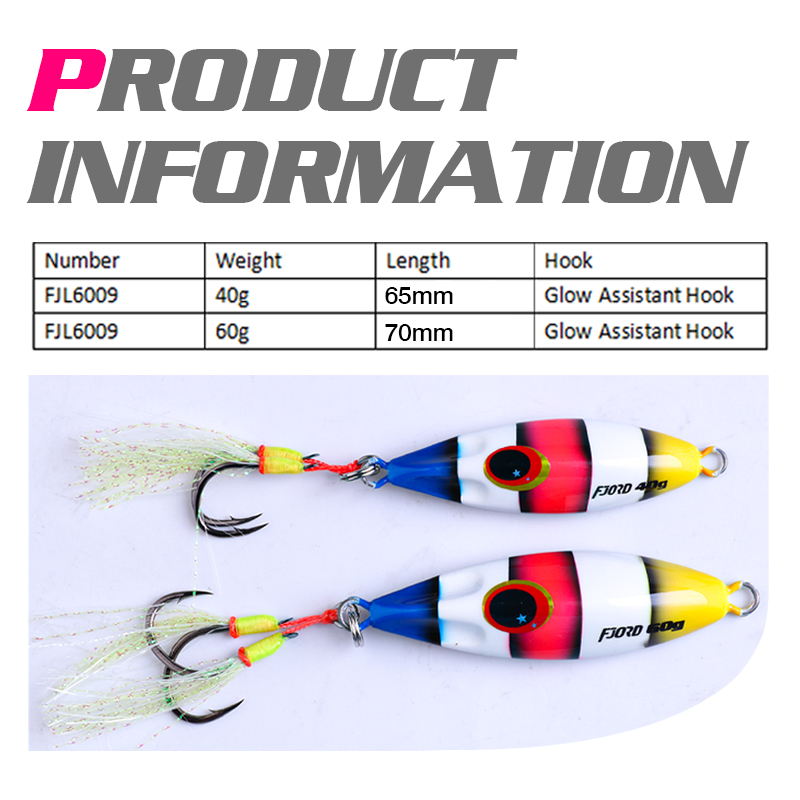 FJORD 40g 60g Jig in metallo E - Fishing Equipment List recensione e prezzo