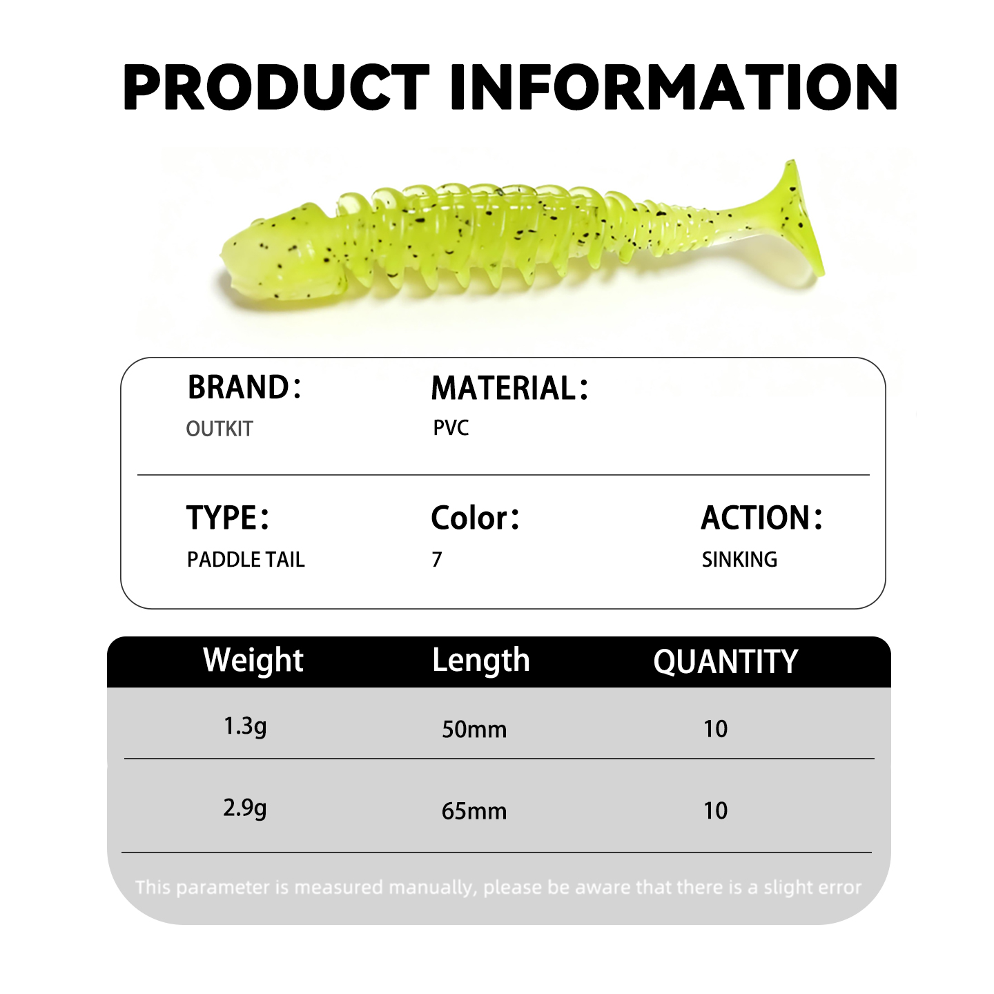OUTKIT Esche Morbide 10pz 50/6 - Fishing Equipment List recensione e prezzo