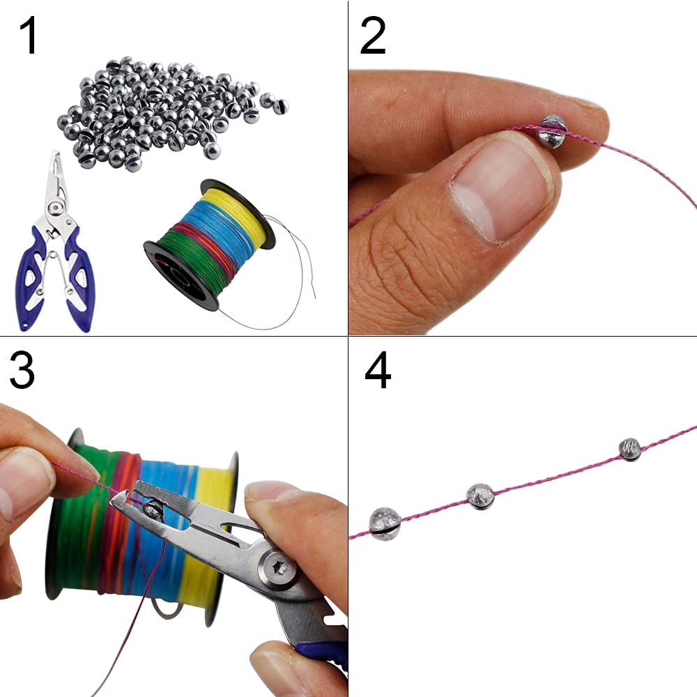 50 pz Rotondo Split Shot Zavor - Fishing Equipment List recensione e prezzo