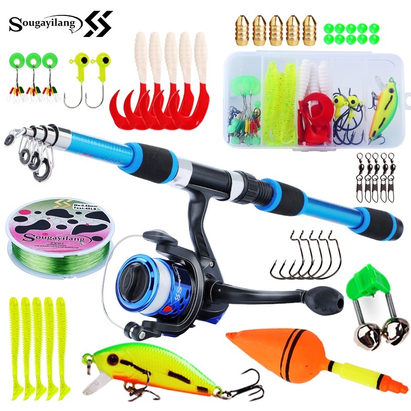 Sougayilang Set di canne da pe - Saltwater Fishing Hook recensione e prezzo